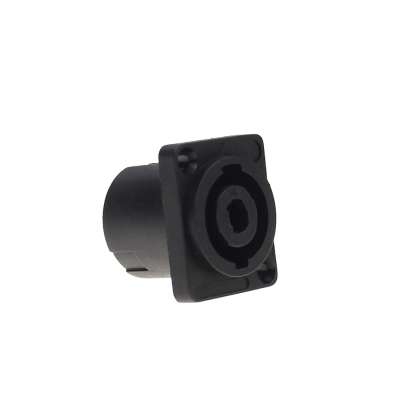 Plastic speaker audio plug speakon audio cable connector socket