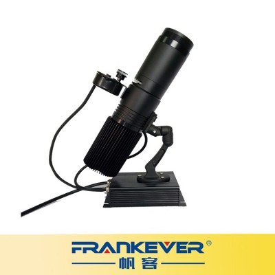 Frankever 20w indoor LED advertising Logo Gobo Projector with rotating picture